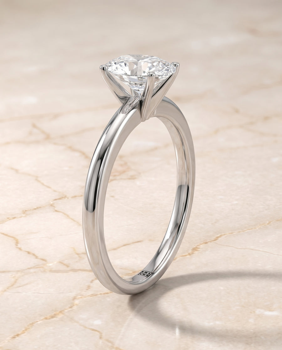 The Gilda Engagement Ring, made to order in our Los Angeles atelier