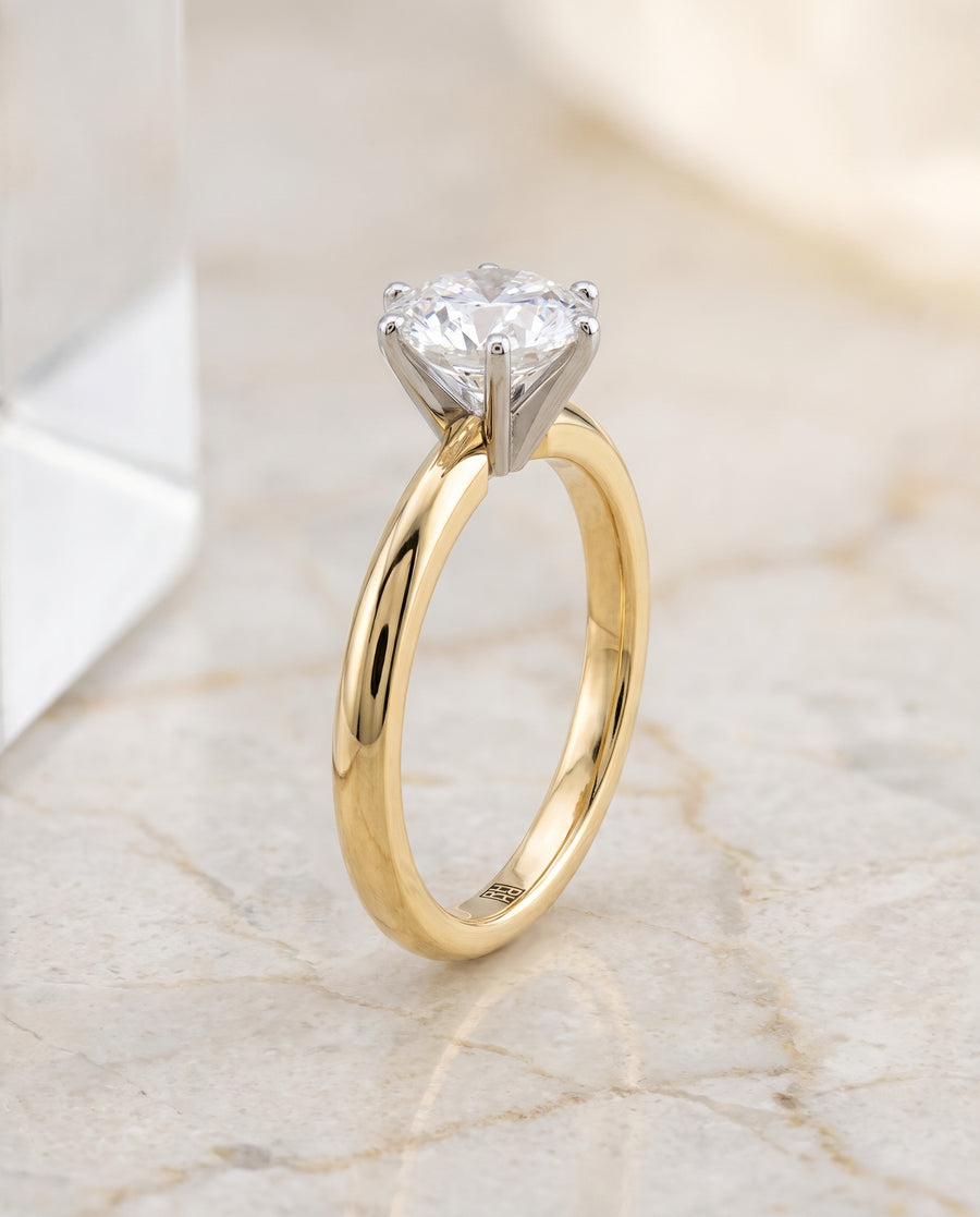 The Giovanna Engagement Ring, made to order in our Los Angeles atelier
