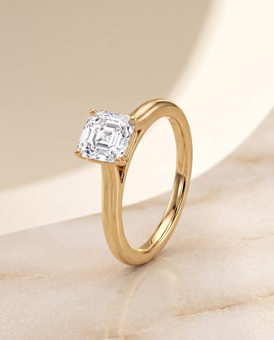 The Gladys Engagement Ring, made to order in our Los Angeles atelier