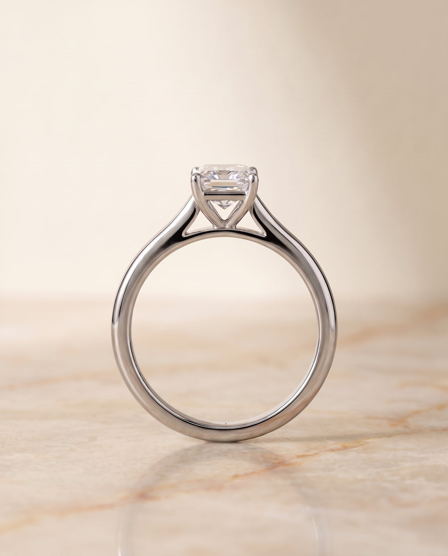 The Gladys Engagement Ring, made to order in our Los Angeles atelier