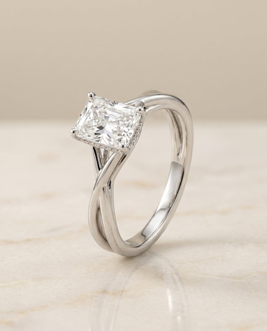 The Grace Select Engagement Ring, made to order in our Los Angeles atelier
