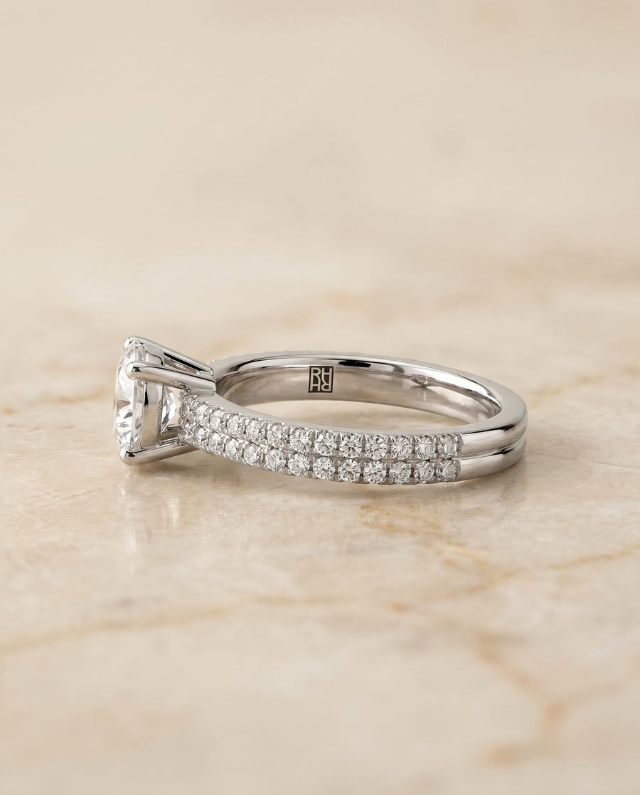 The Gwen Select Engagement Ring, made to order in our Los Angeles atelier