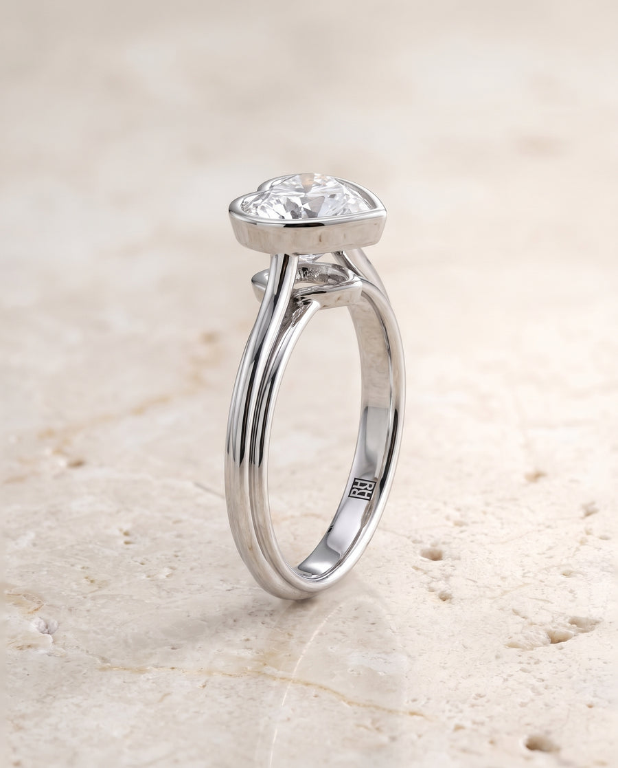 The Hayley Engagement Ring, made to order in our Los Angeles atelier