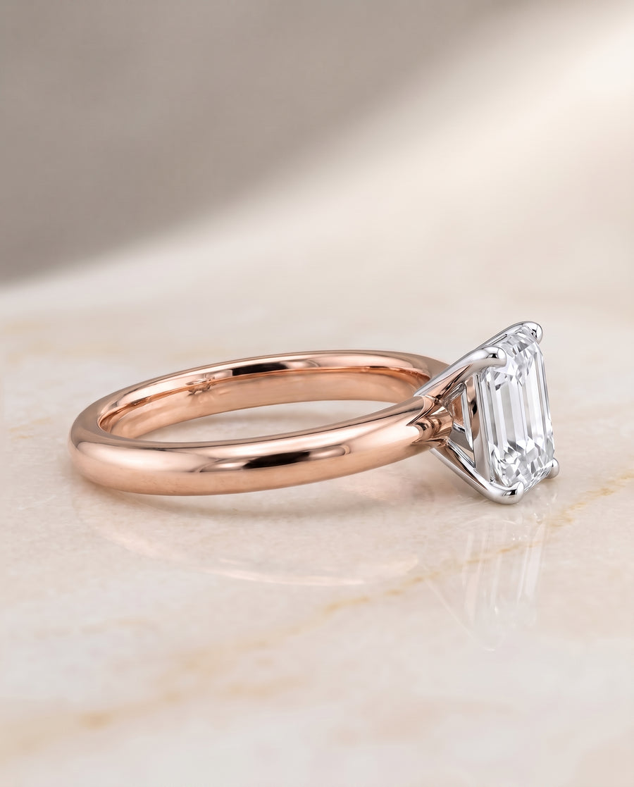 The Isolde Engagement Ring, made to order in our Los Angeles atelier