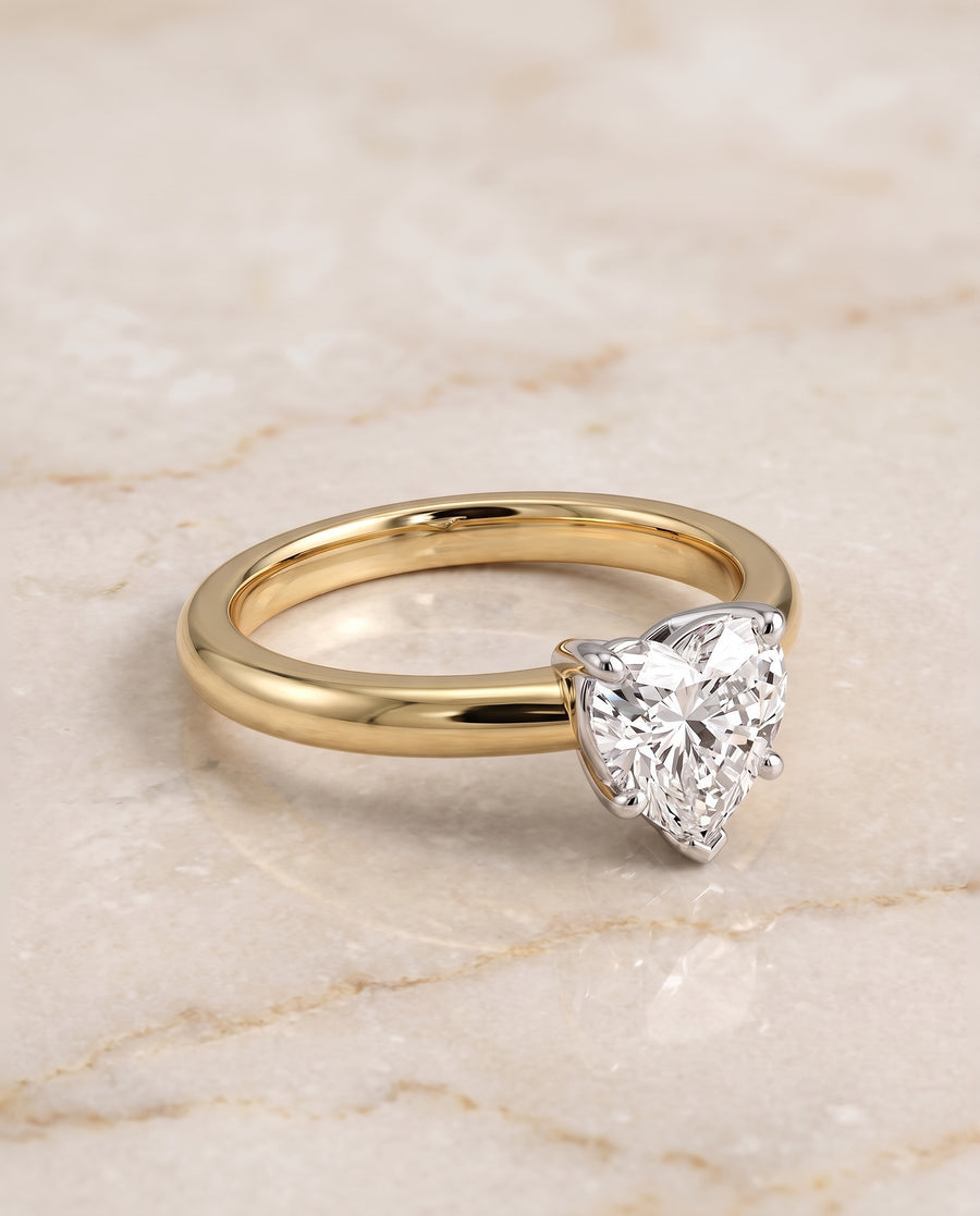 The Isolde Engagement Ring, made to order in our Los Angeles atelier