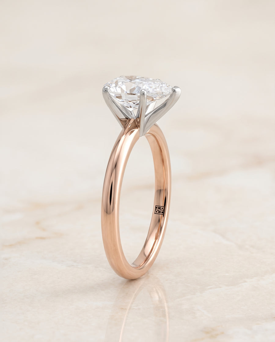 The Isolde Engagement Ring, made to order in our Los Angeles atelier