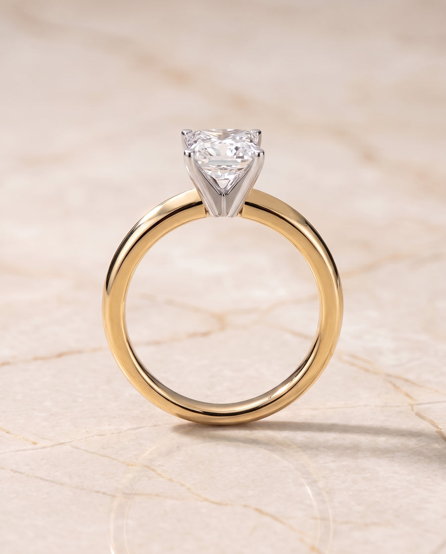 The Isolde Engagement Ring, made to order in our Los Angeles atelier