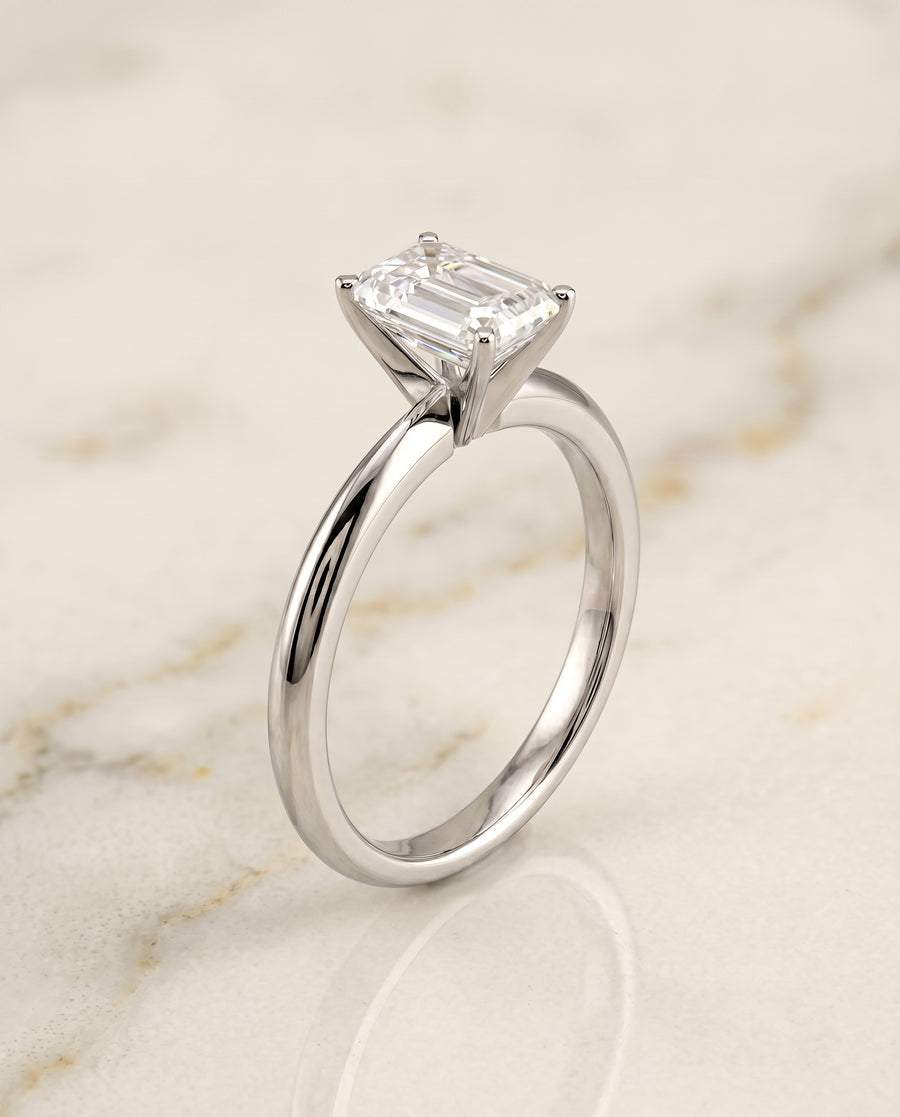 The Isolde Engagement Ring, made to order in our Los Angeles atelier