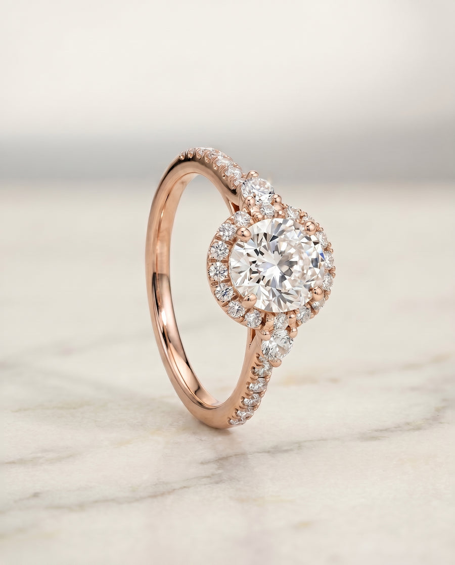 The Ivy Engagement Ring, made to order in our Los Angeles atelier