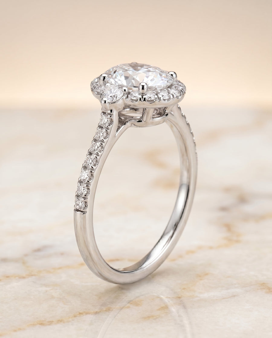 The Ivy Select Engagement Ring, made to order in our Los Angeles atelier