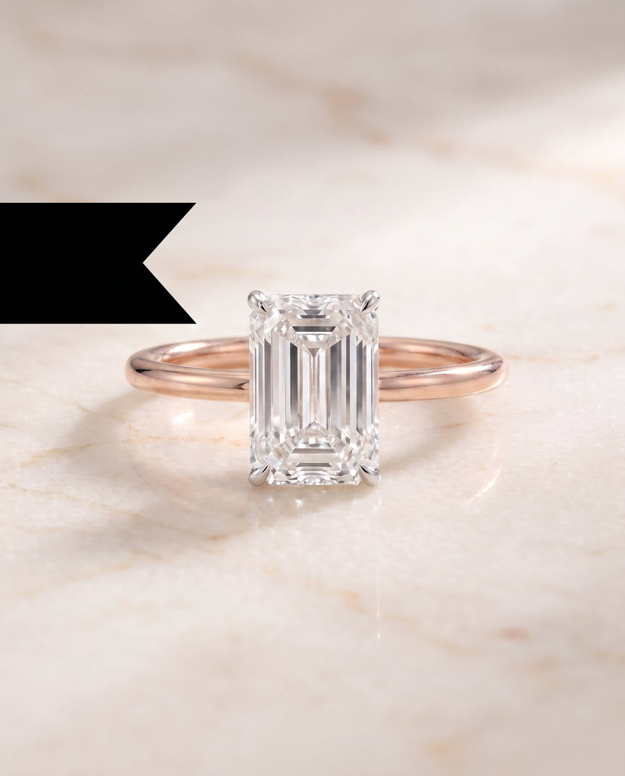 The Joni Engagement Ring, made to order in our Los Angeles atelier
