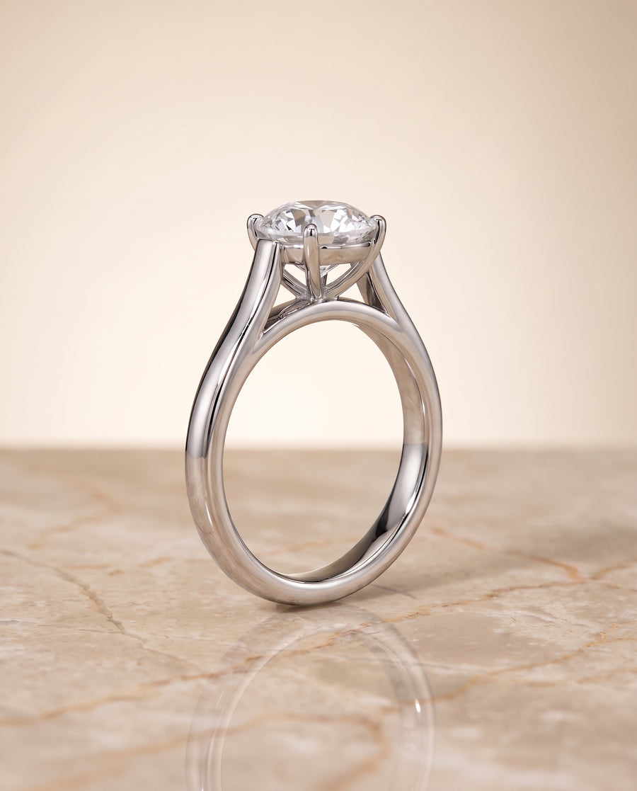 The Juliette Engagement Ring, made to order in our Los Angeles atelier