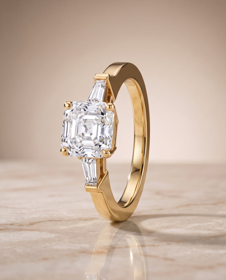 The June Engagement Ring, made to order in our Los Angeles atelier