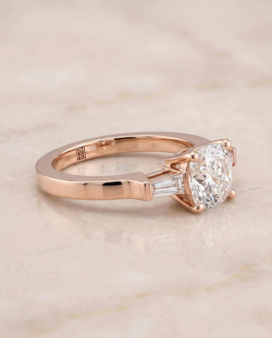 The June Engagement Ring, made to order in our Los Angeles atelier