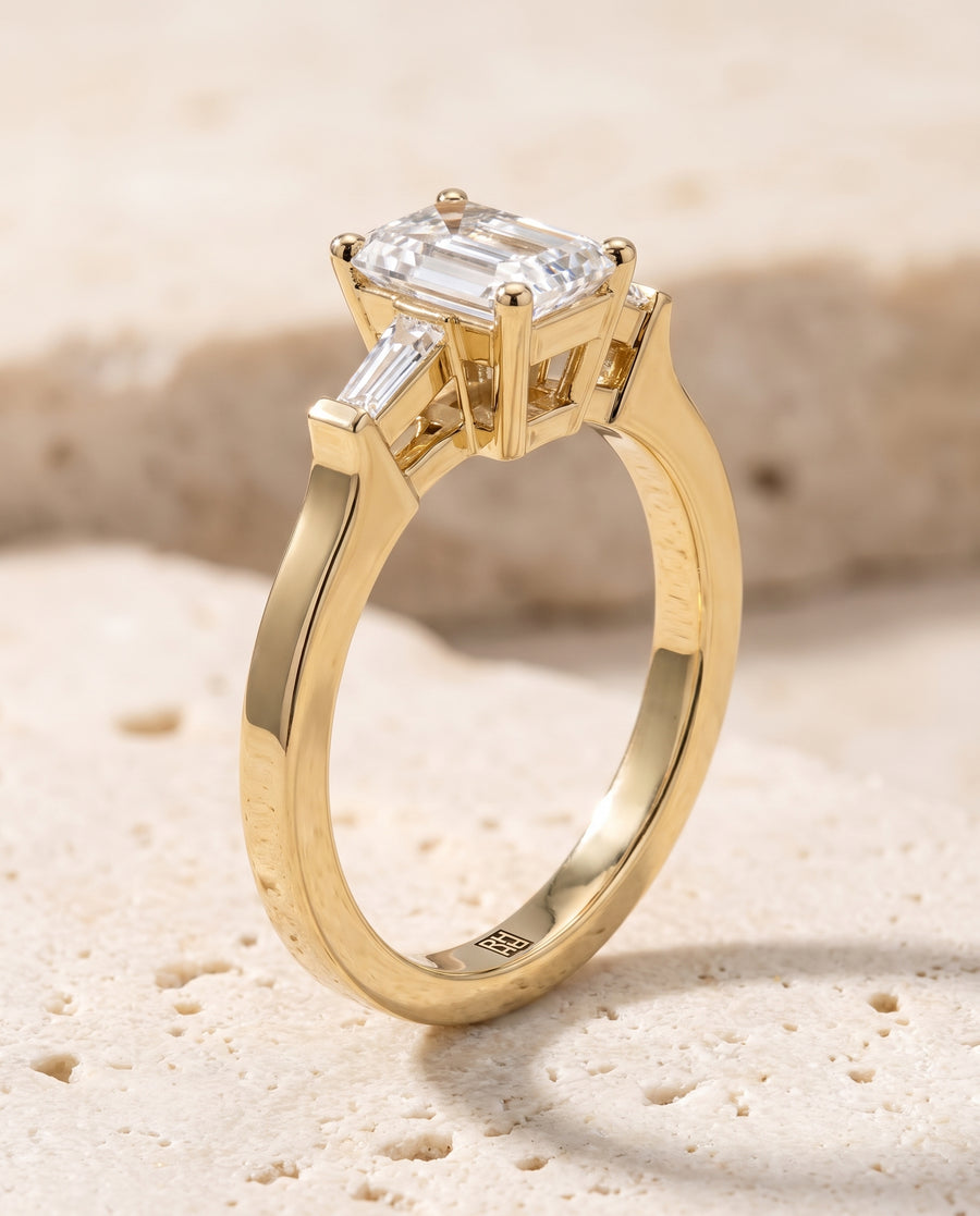 The June Engagement Ring, made to order in our Los Angeles atelier
