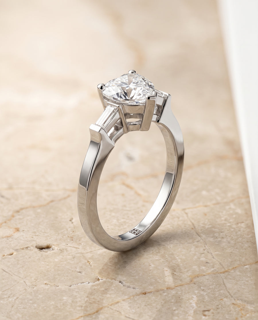 The June Engagement Ring, made to order in our Los Angeles atelier