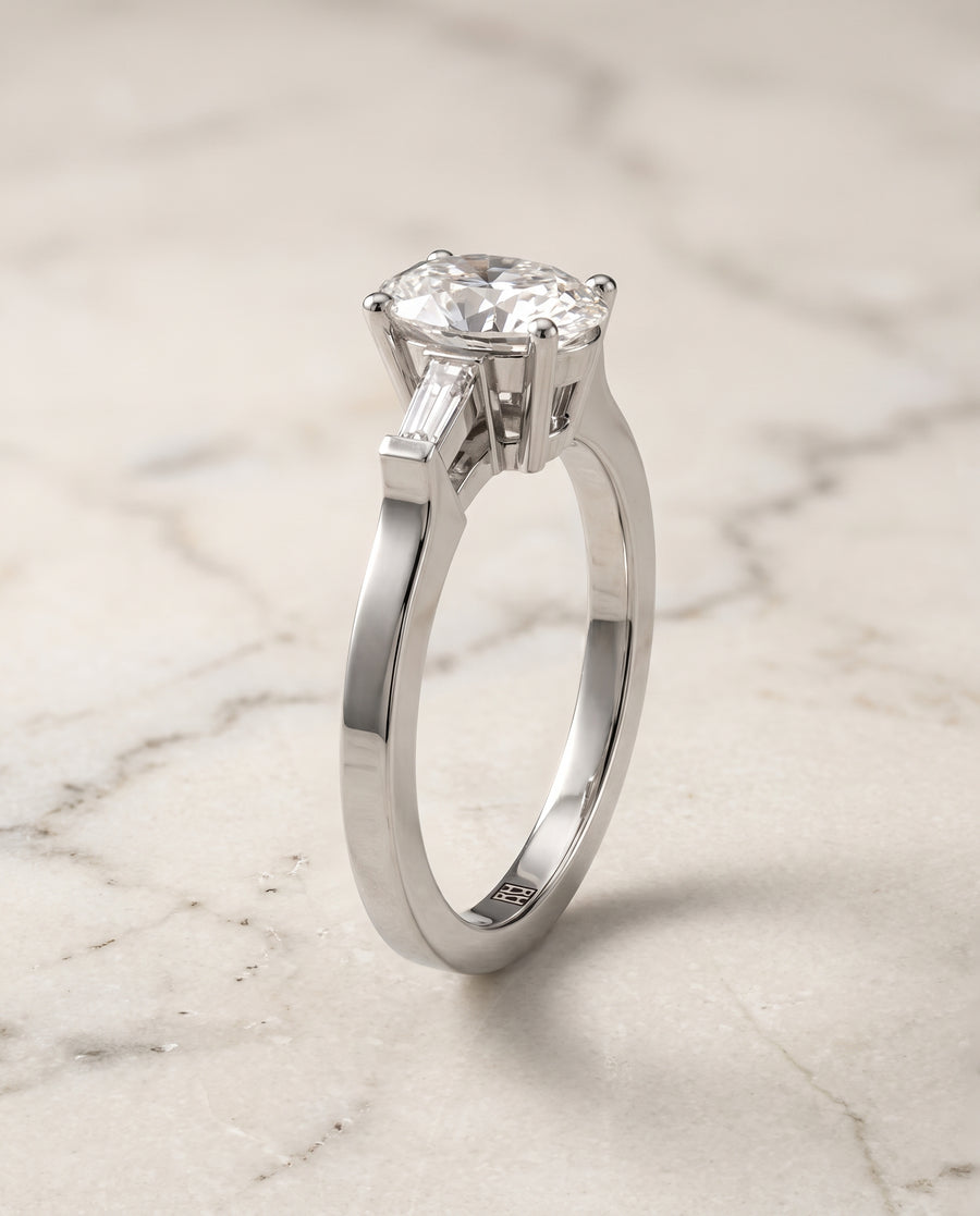 The June Engagement Ring, made to order in our Los Angeles atelier