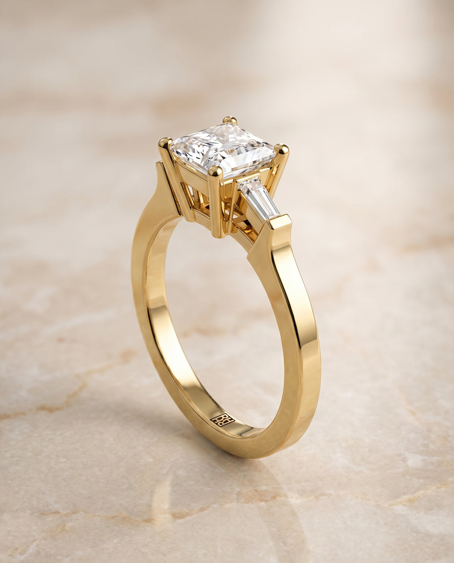 The June Engagement Ring, made to order in our Los Angeles atelier