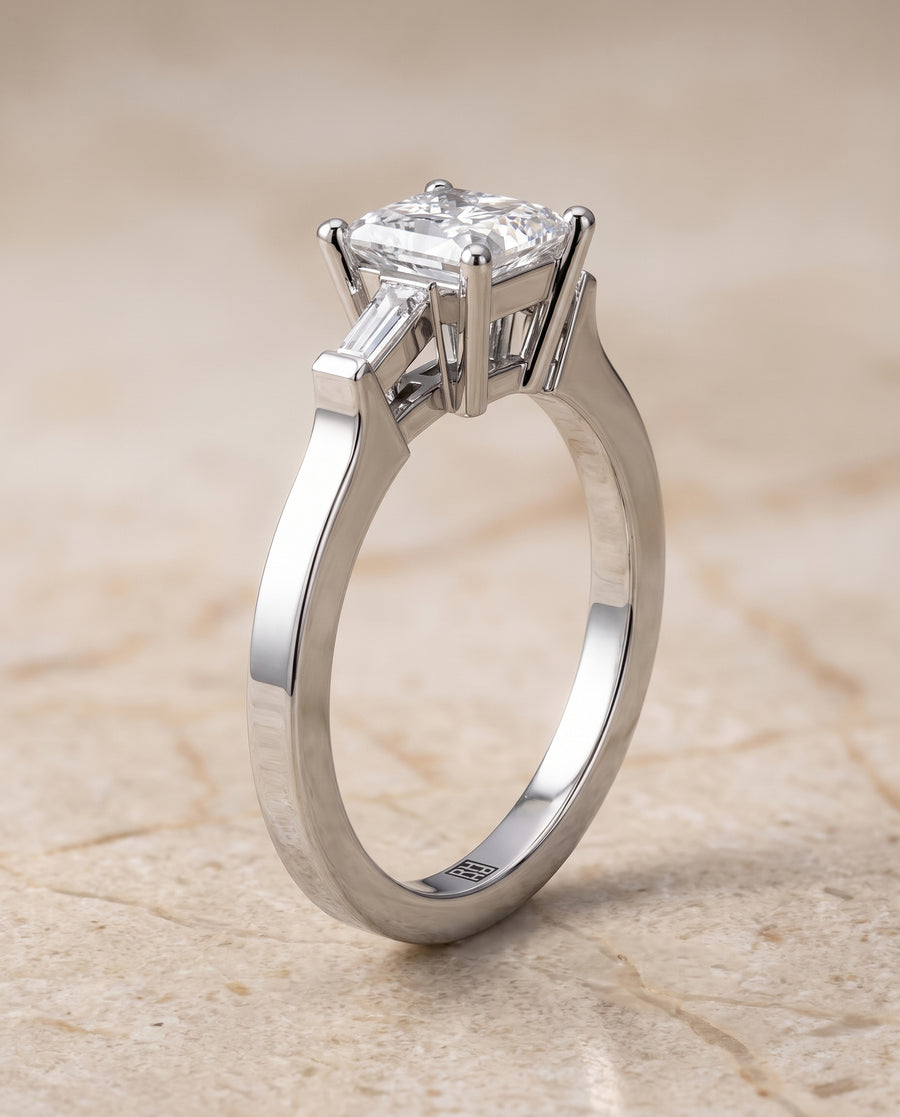 The June Engagement Ring, made to order in our Los Angeles atelier