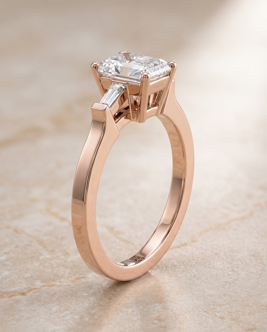 The June Engagement Ring, made to order in our Los Angeles atelier