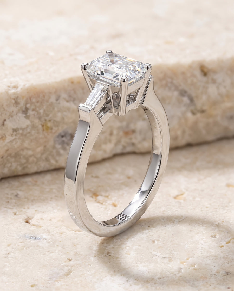 The June Engagement Ring, made to order in our Los Angeles atelier