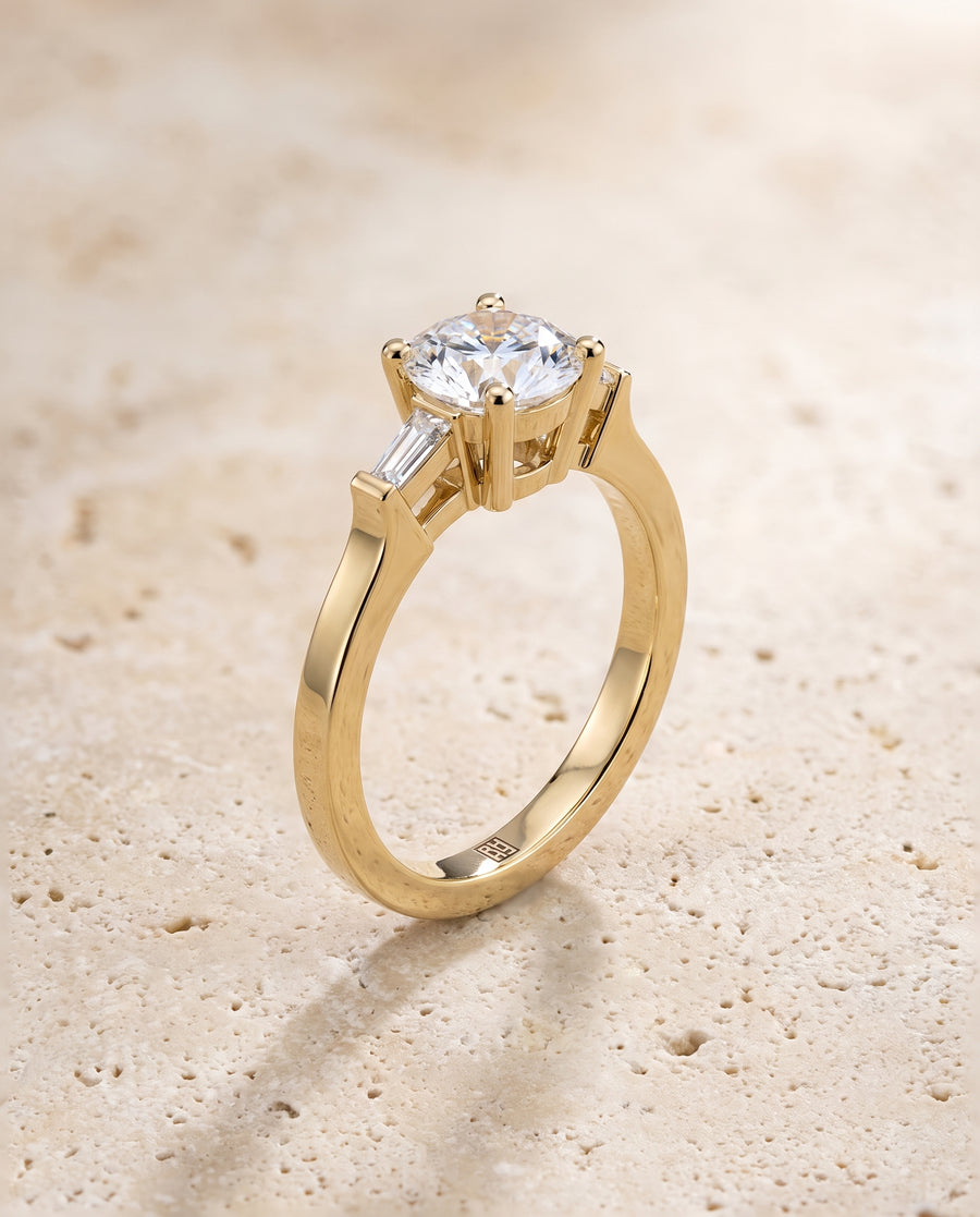 The June Engagement Ring, made to order in our Los Angeles atelier