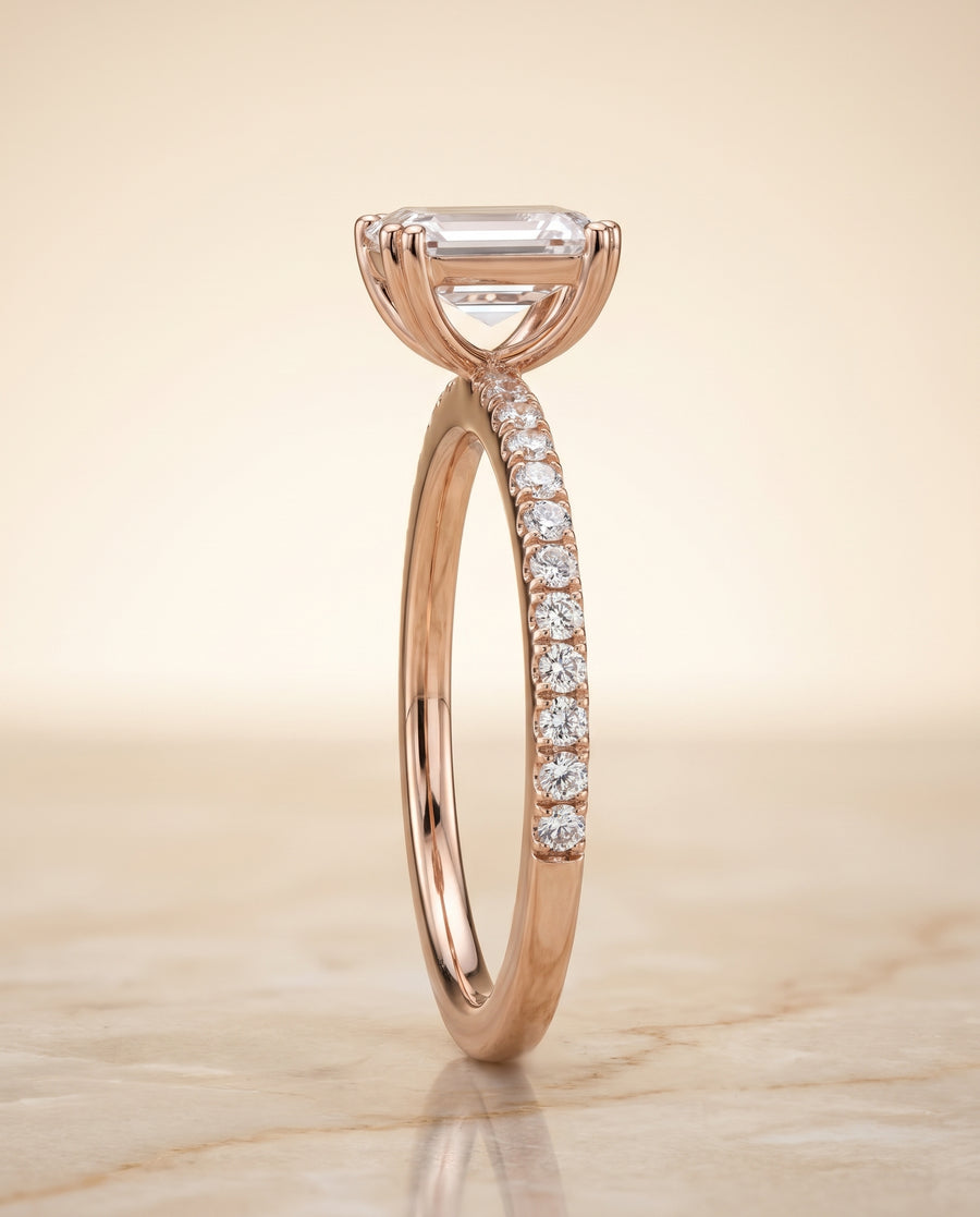 The Kelly Engagement Ring, made to order in our Los Angeles atelier