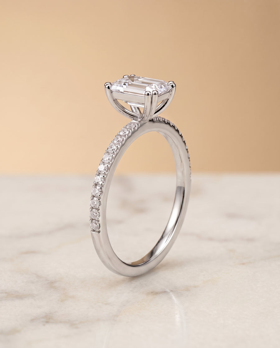 The Kelly Engagement Ring, made to order in our Los Angeles atelier