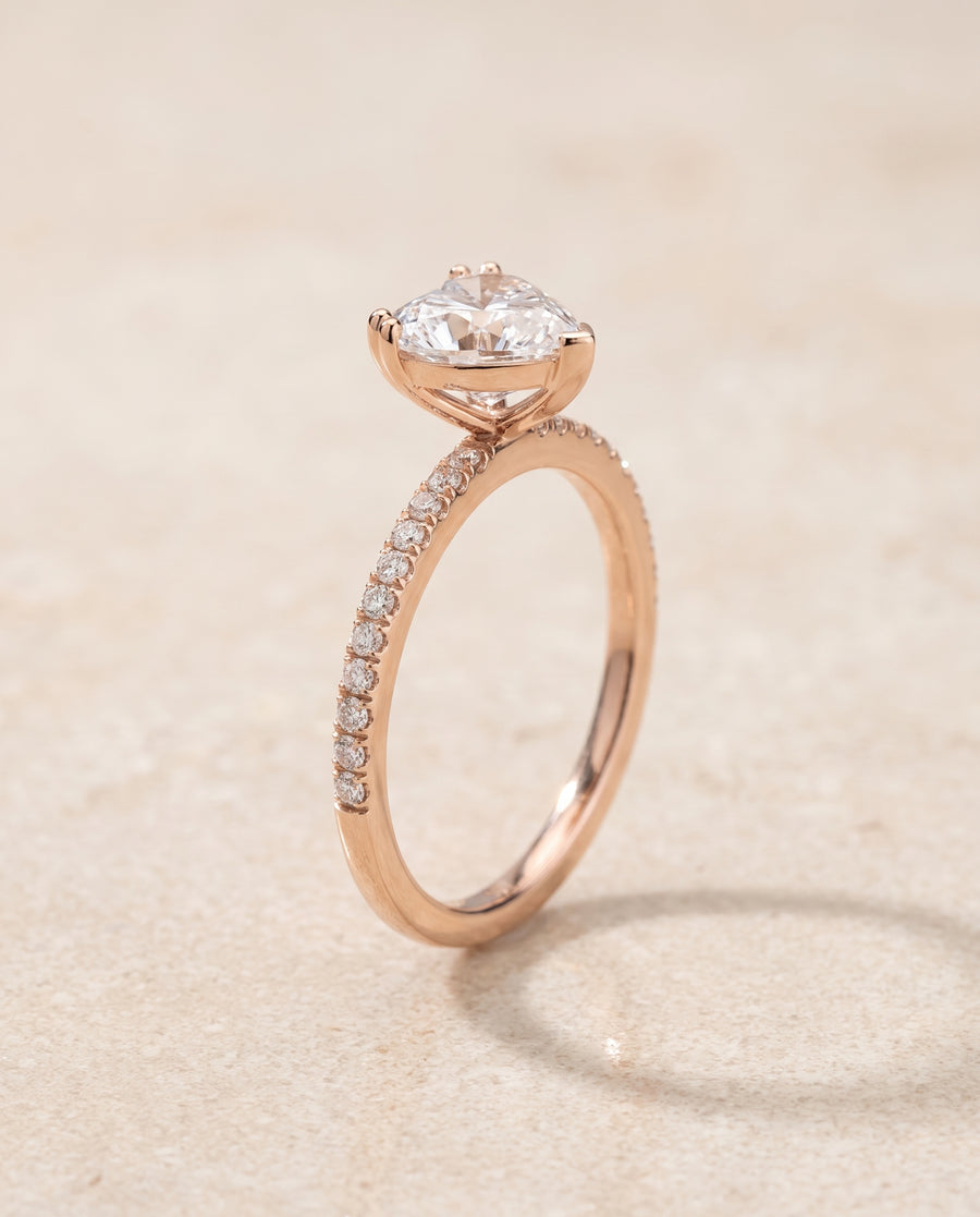 The Kelly Engagement Ring, made to order in our Los Angeles atelier