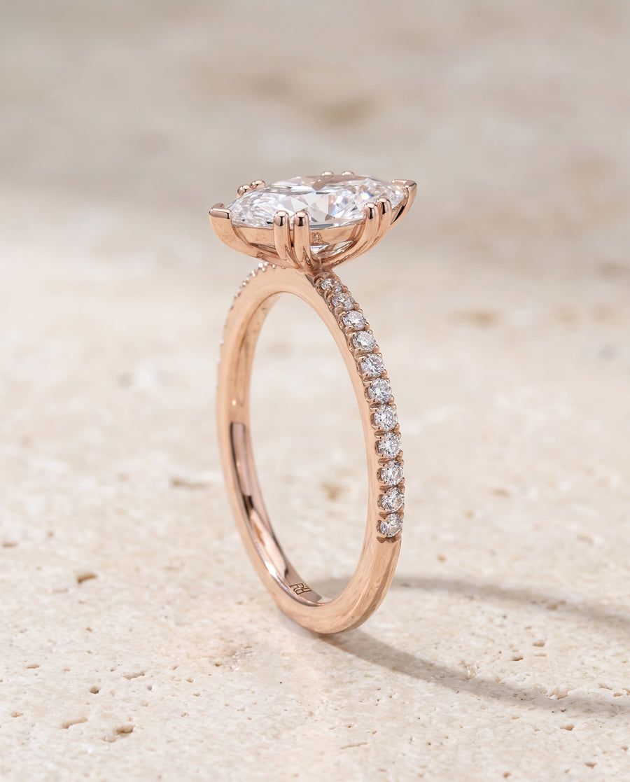 The Kelly Engagement Ring, made to order in our Los Angeles atelier