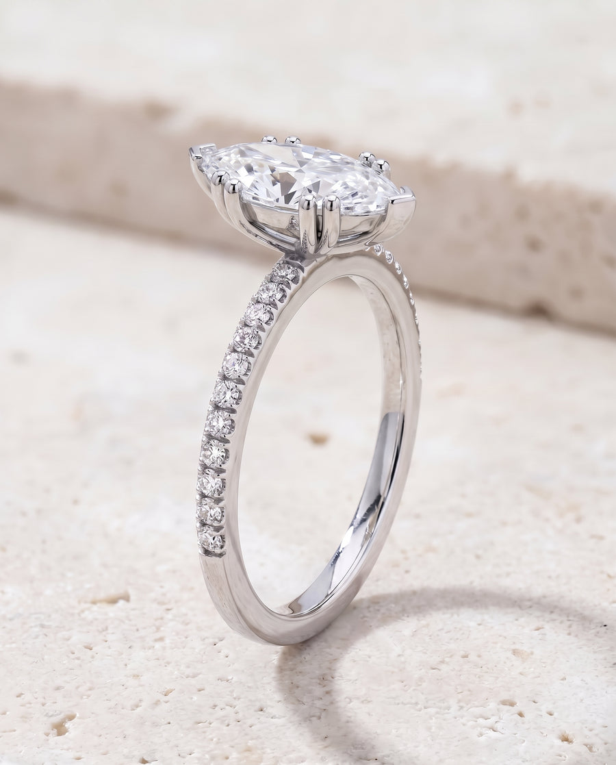 The Kelly Engagement Ring, made to order in our Los Angeles atelier