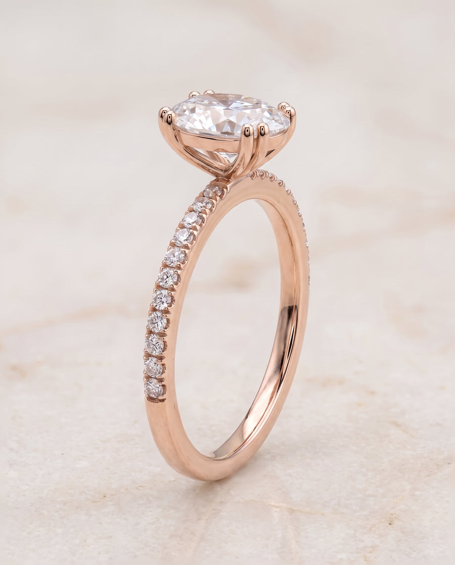 The Kelly Engagement Ring, made to order in our Los Angeles atelier
