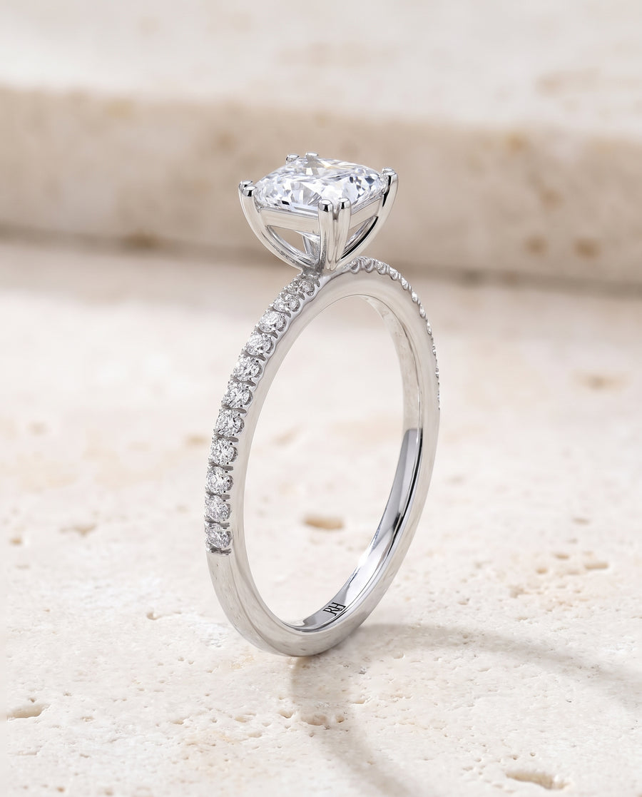 The Kelly Engagement Ring, made to order in our Los Angeles atelier