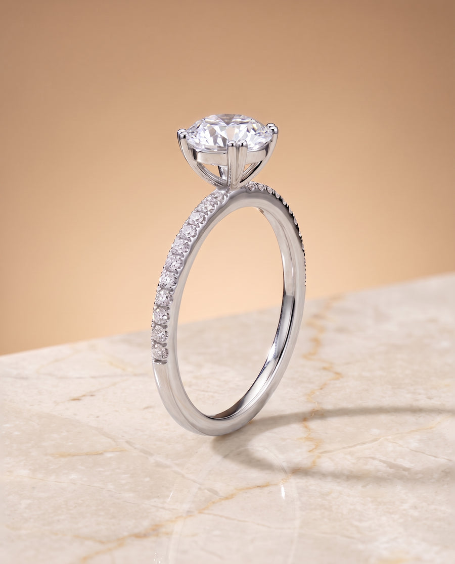 The Kelly Engagement Ring, made to order in our Los Angeles atelier