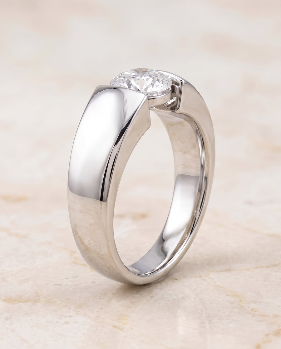 The Lola Engagement Ring, made to order in our Los Angeles atelier