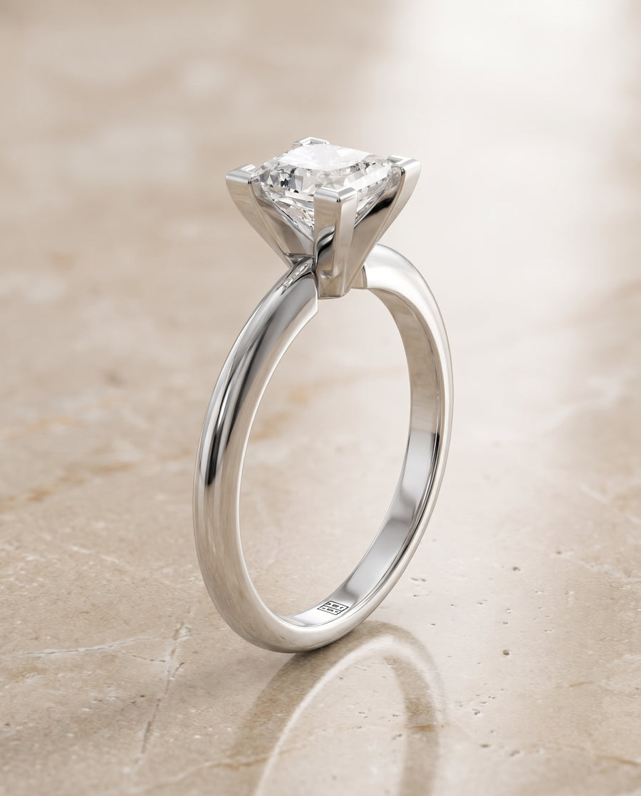 The Lolette Engagement Ring, made to order in our Los Angeles atelier