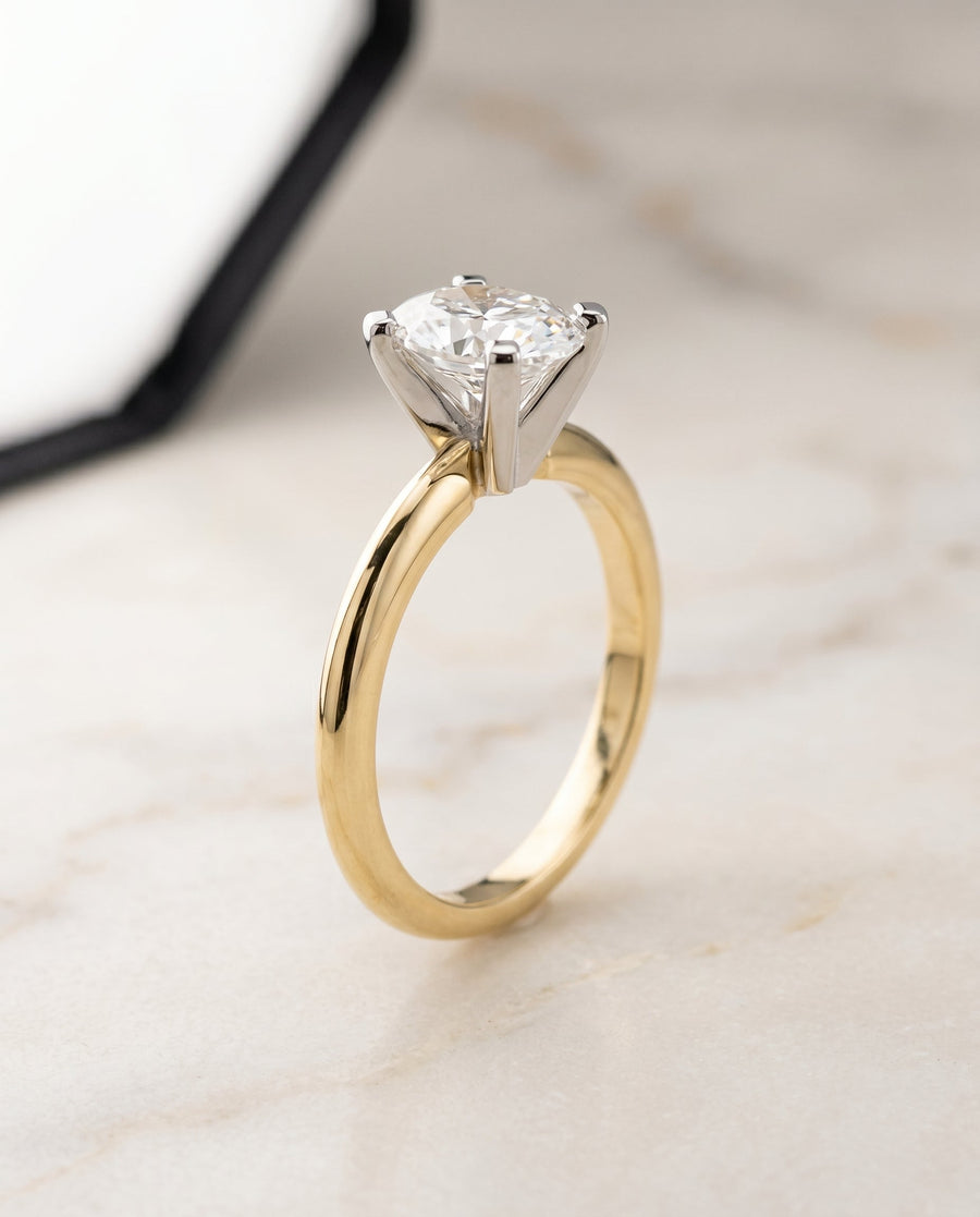 The Lolette Select Engagement Ring, made to order in our Los Angeles atelier
