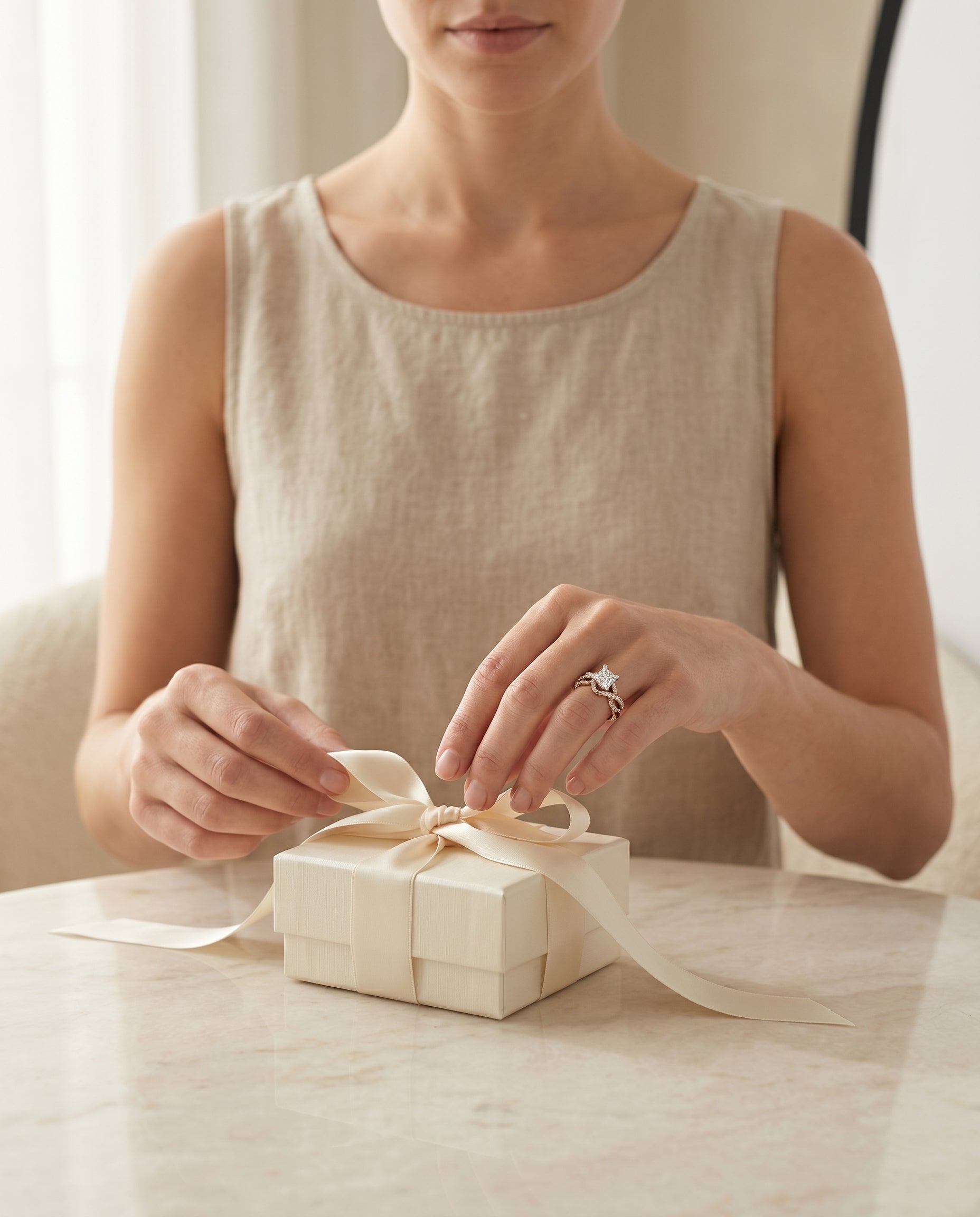Made to order: The Marguerite princess engagement ring setting in 14K Rose Gold | RockHer