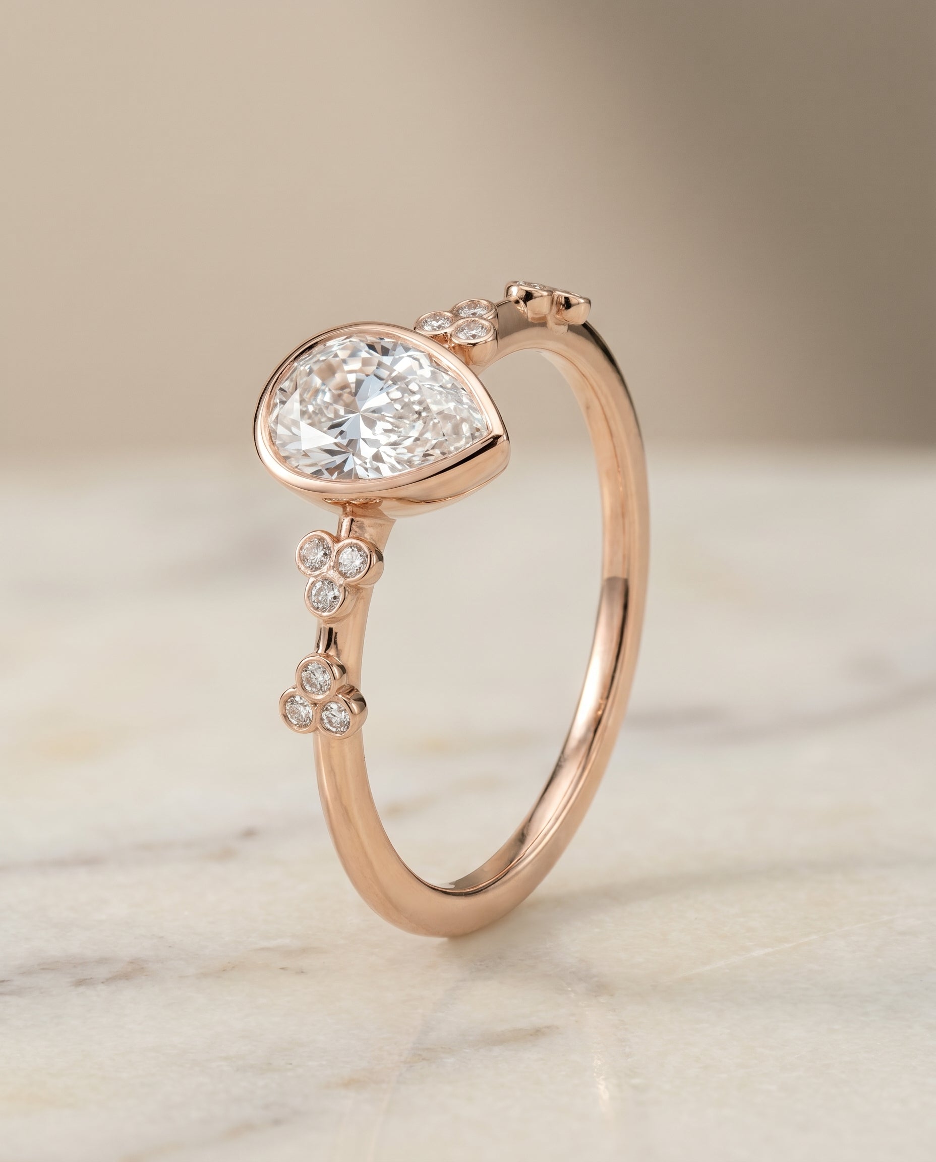 Hidden Halo For Diamonds In Fr80315hivs Pr100 styling on The Miley princess engagement ring setting | RockHer