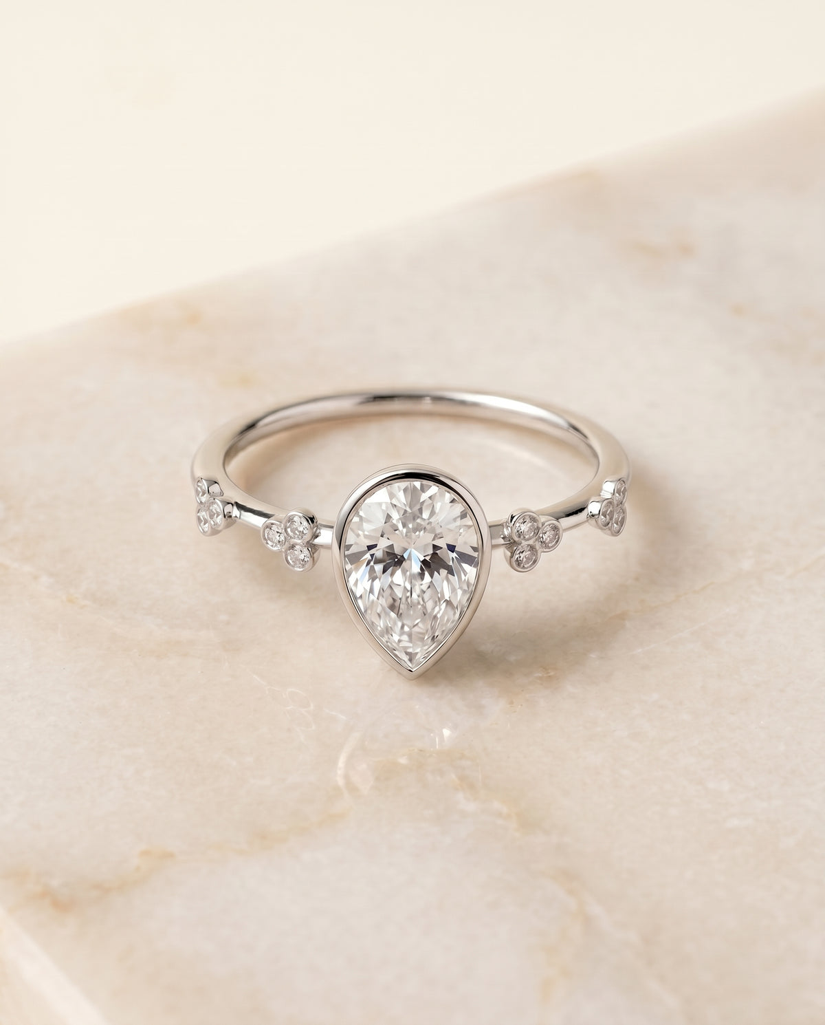 The Miley princess engagement ring setting in Platinum | RockHer