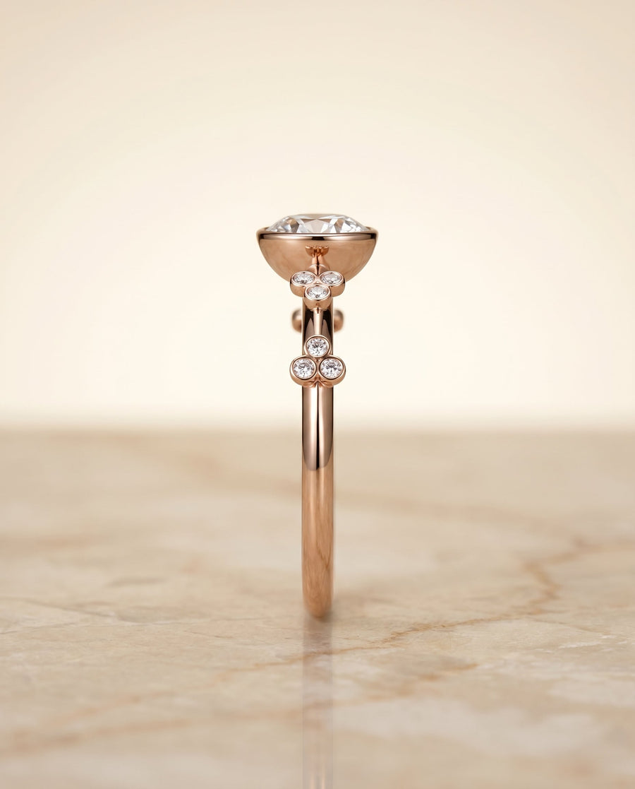 The Miley Select Engagement Ring, made to order in our Los Angeles atelier