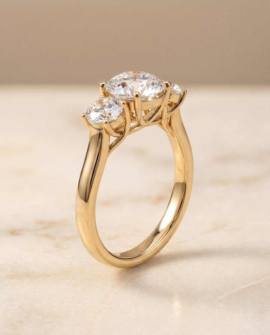 The Natalie Select Engagement Ring, made to order in our Los Angeles atelier