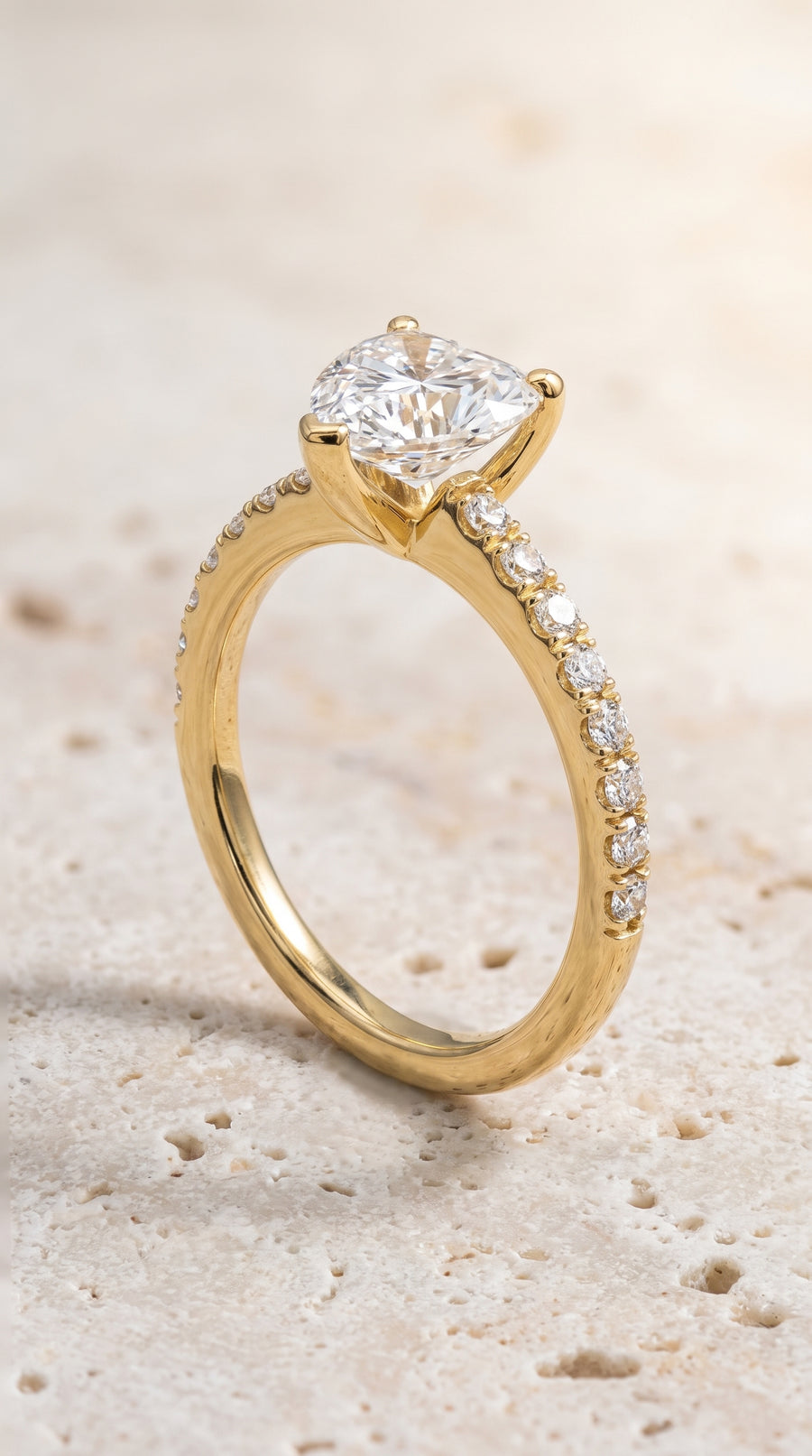 The Norah Engagement Ring, made to order in our Los Angeles atelier