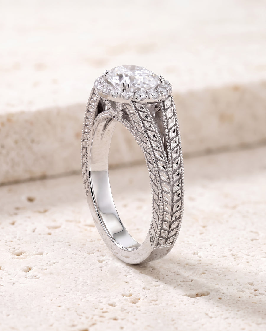 The Ramona Engagement Ring, made to order in our Los Angeles atelier
