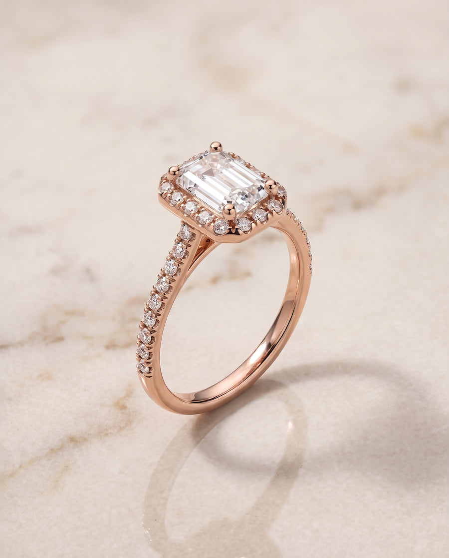 The Sade Engagement Ring, made to order in our Los Angeles atelier