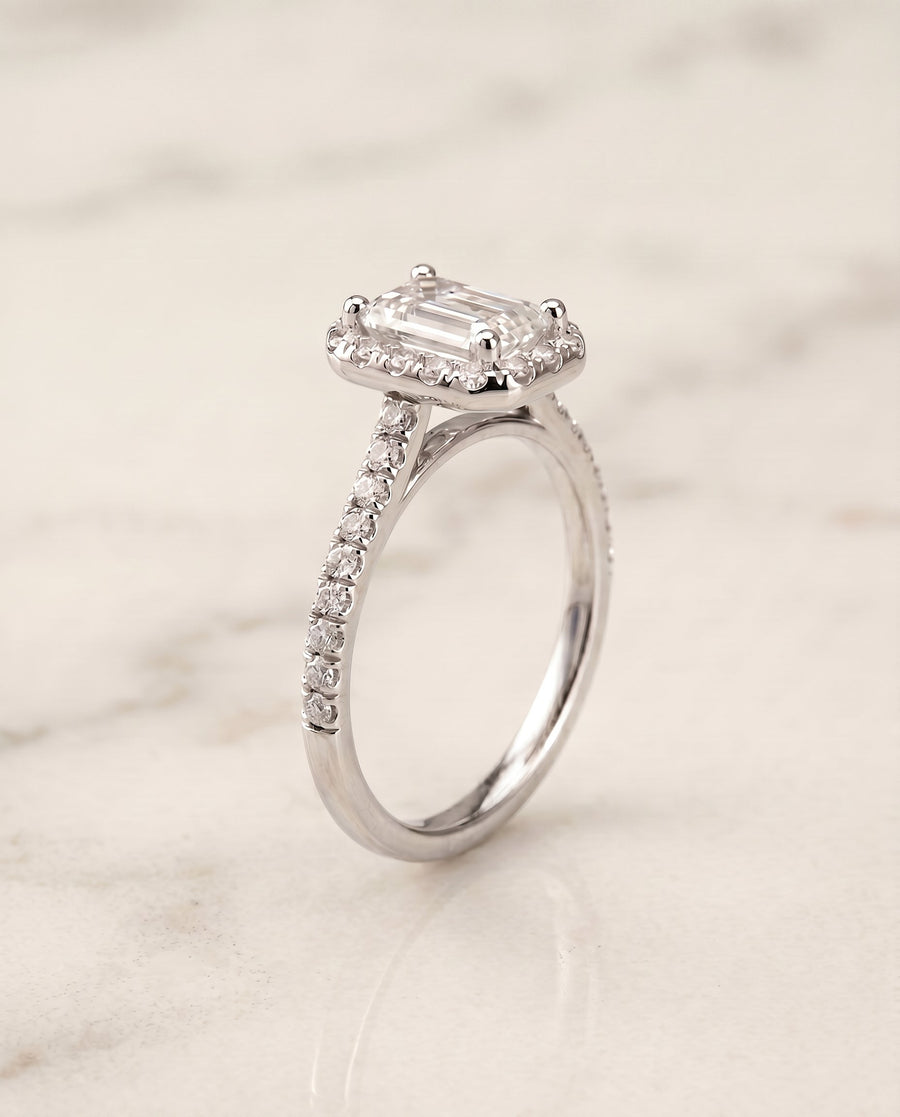 The Sade Select Engagement Ring, made to order in our Los Angeles atelier