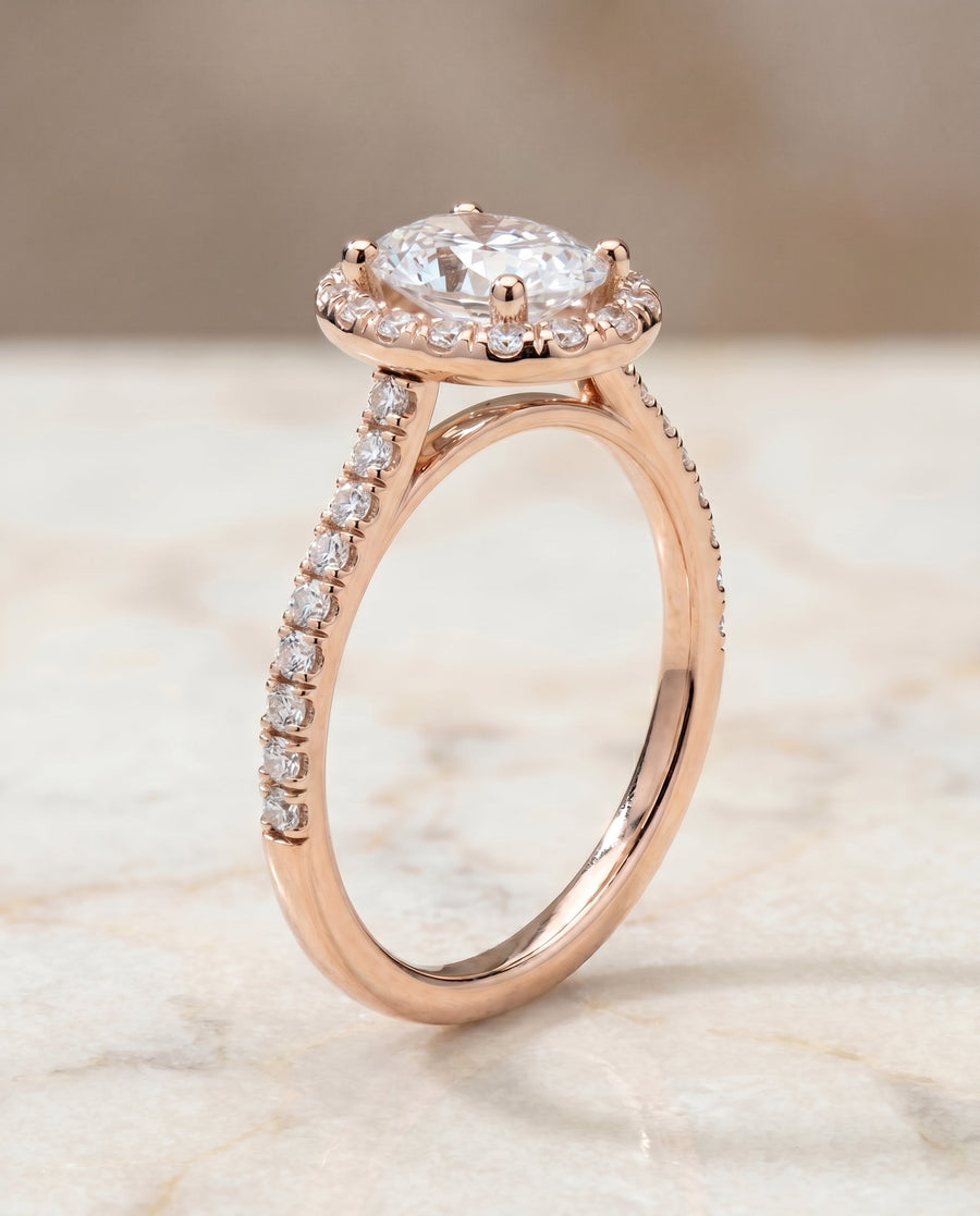 The Sade Select Engagement Ring, made to order in our Los Angeles atelier