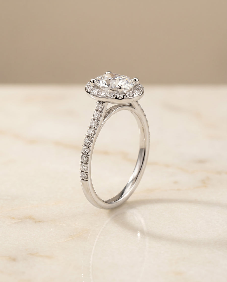 The Sade Engagement Ring, made to order in our Los Angeles atelier
