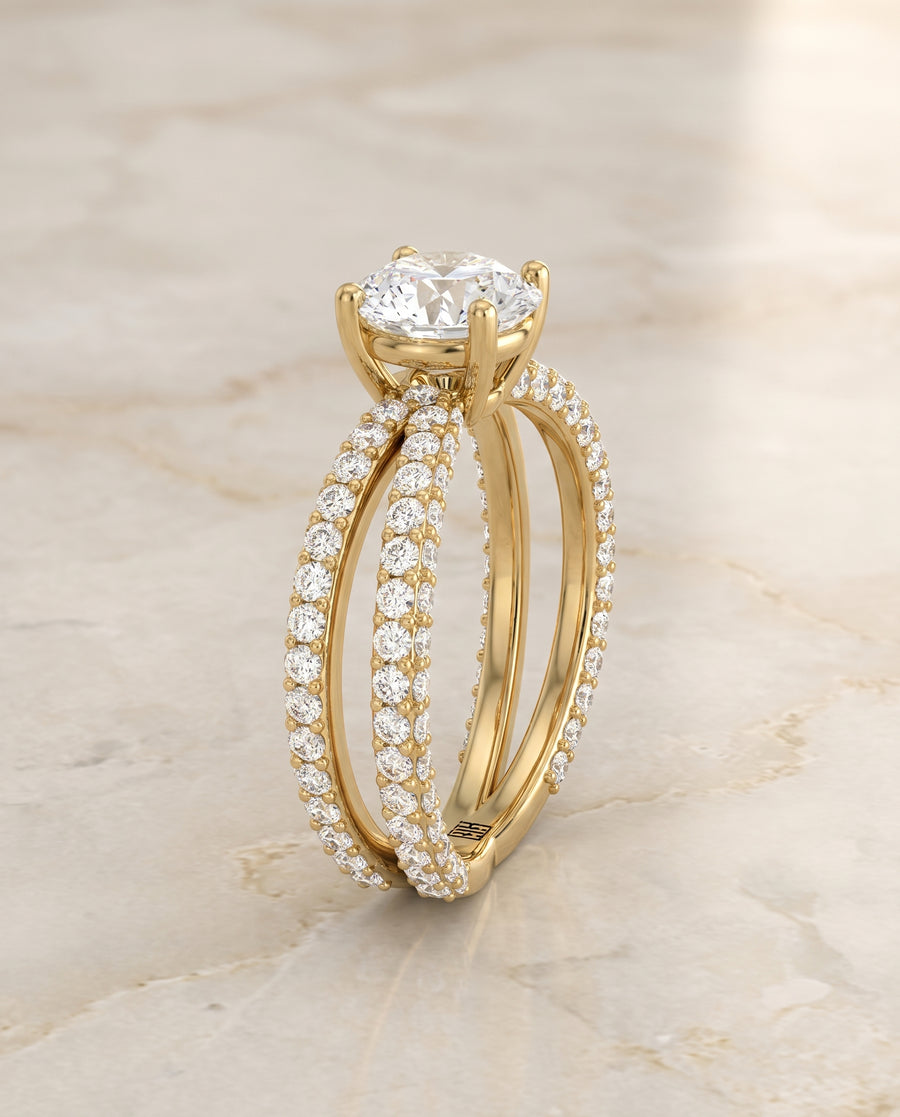 The Sadie Engagement Ring, made to order in our Los Angeles atelier
