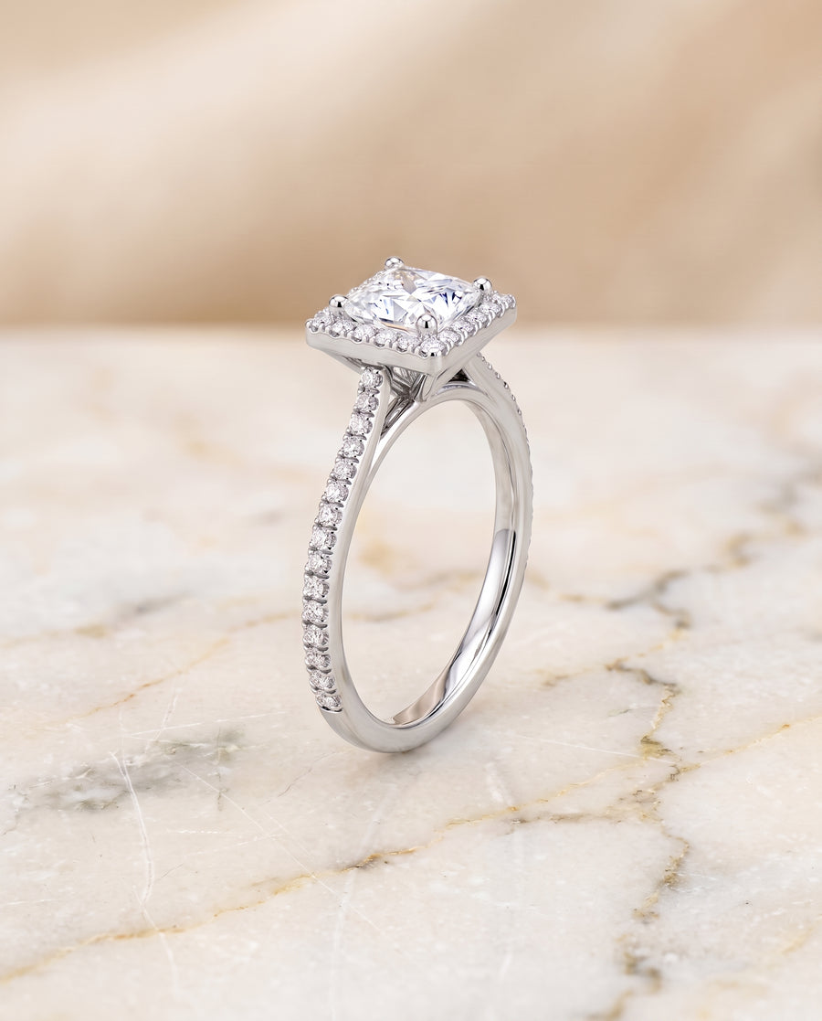 The Sonata Engagement Ring, made to order in our Los Angeles atelier
